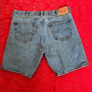 Levi’s 405 Denim Shorts Men’s 40 Blue Jean Shorts 9” Inseam Cotton